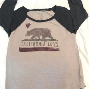 Billabong 3/4 sleeve top szL